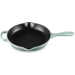 Le Creuset Brat- Servierpfanne SIGNATURE Sea Salt, Pfanne + Kochtopf, Grau, Blau