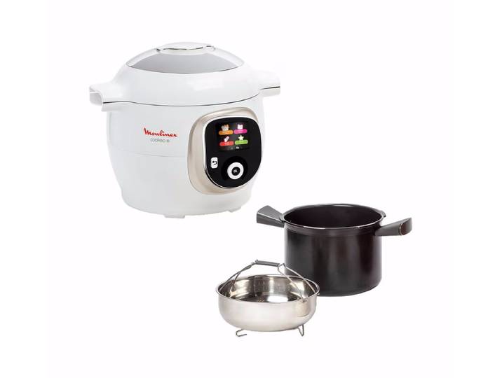 Moulinex Cookeo+ Multikocher CE85BACH Multicooker – Multifunktions-Küchenmaschine – weiss
