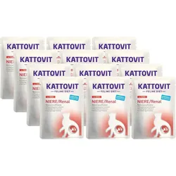 Kattovit Niere/Renal Rindfleisch 12x85g-Beutel