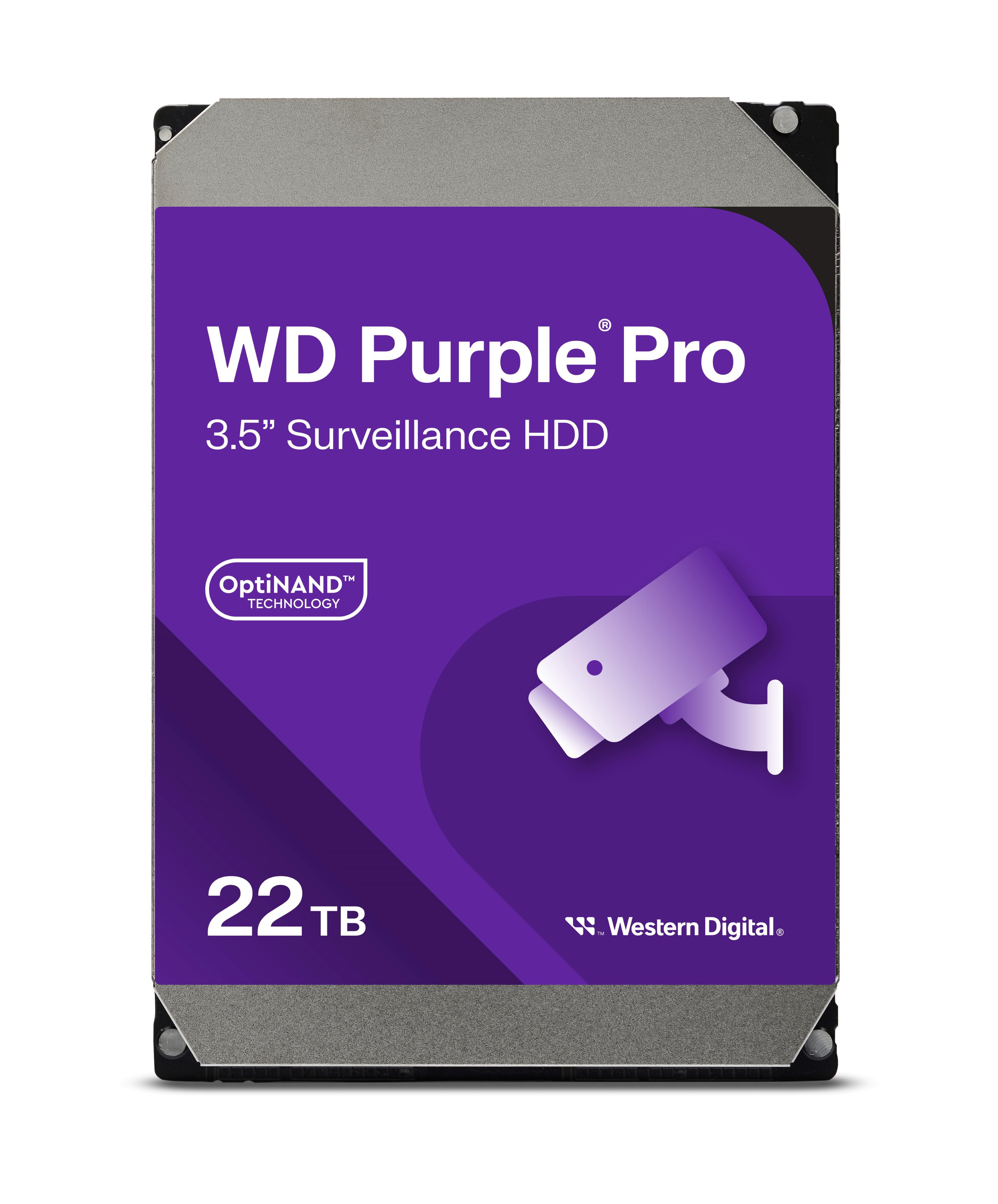 Western Digital WD Purple Pro WD221PURP HDD Festplatte 22 TB 3.5" 7200rpm