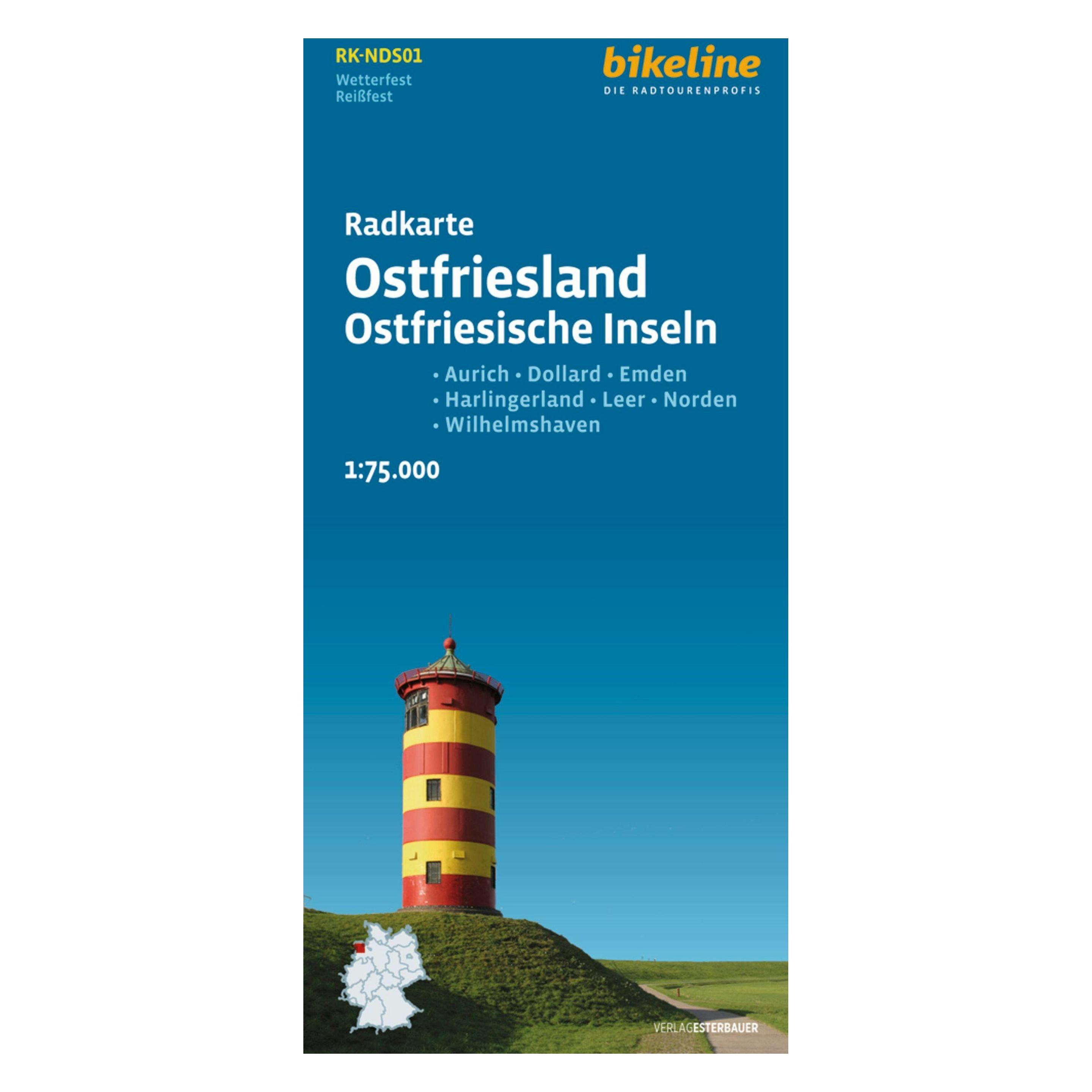 Geo-Center Radkarte Ostfriesland Ostfriesische Inseln (64350998)