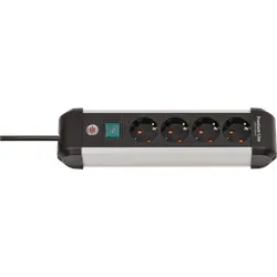 BRE 1391030400 - Steckdosenleiste, 4-fach, mit Schalter und 1,8m Kabel