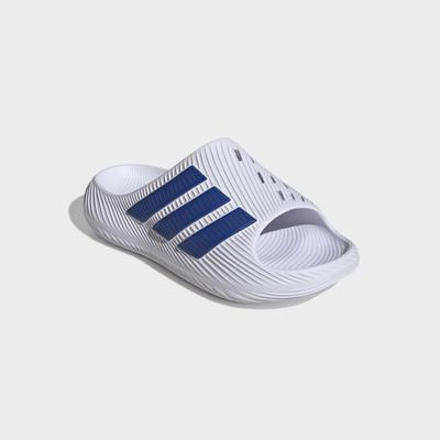 Badesandale ADIDAS SPORTSWEAR "PURECHILL SLIDES", Herren, Gr. 44,5, blau (cloud weiß, royal blau, ftwr weiß), Synthetik, Schuhe, Badelatschen