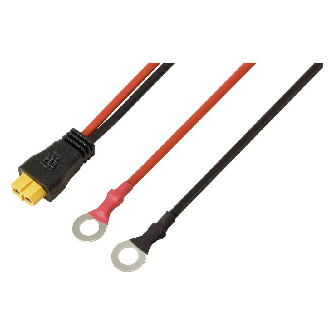 Tru Components Ringkabelschuh zum XT60-Anschlusskabel 1 m TC-13619320 Schwarz, Rot TRU COMPONE (TC-13619320)