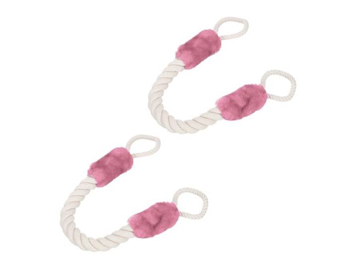 Relaxdays 4 x Türkordel Klemmschutz rosa
