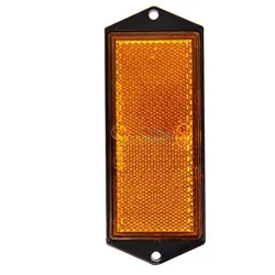 Reflektor orange 104x40mm Schraubbefestigung
