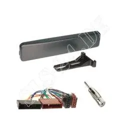 Autoradio 1-DIN Einbaurahmen Radioblende+Adapterkabel Einbauset für Ford Fies...