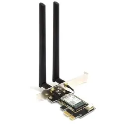 Alfa Network Alfa Wi-Fi 6E PCIe Card with Dipole Antenna AIT-AX210 (PCIe), Netzwerkkarte
