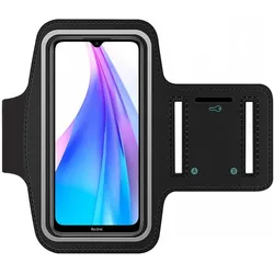 SmartFitness Xiaomi Redmi Note 8T Handy Sport Armband, Smartphone Sportarmband, Schwarz