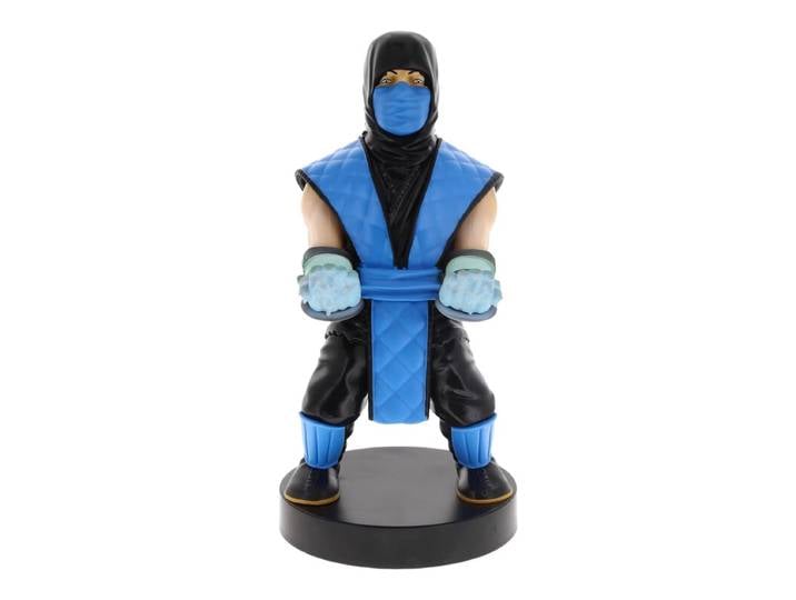 Cable Guys Mortal Kombat Figurine Gaming Sub-Zero - Support pour manette ou smartphone - Câble USB Inclus - 20 cm