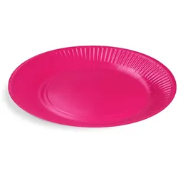 Pappteller (FSC Mix) fuchsia Ø23cm