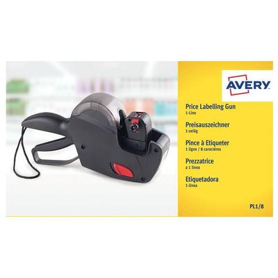 Avery-Zweckform Preisauszeichnungsgerät PL1/8 Anzahl Druckzeilen: 1 Schwarz