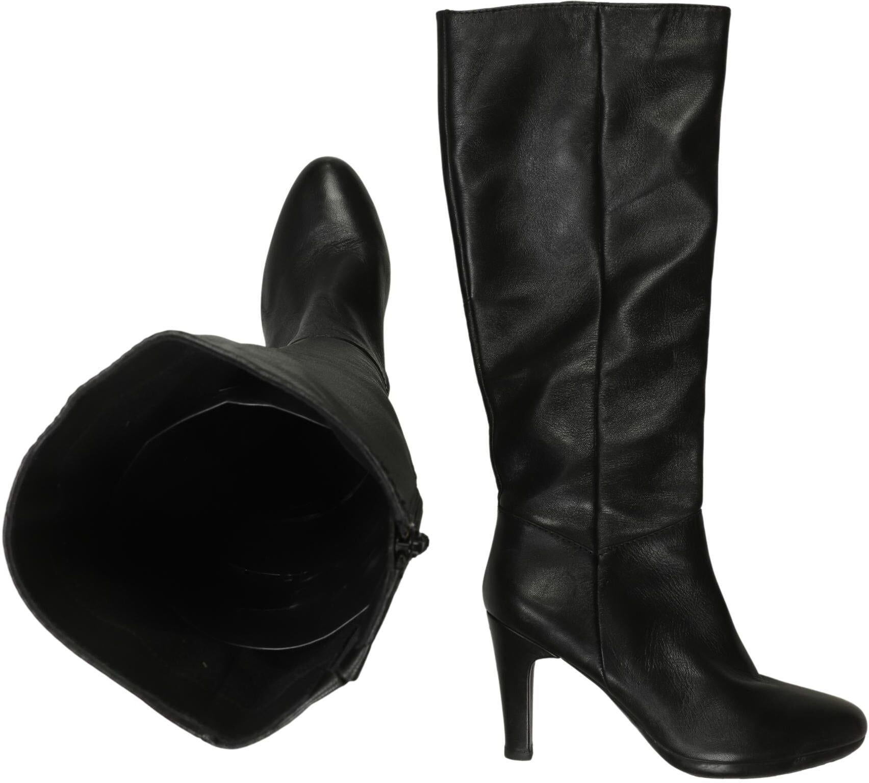 SPM Damen Stiefel, Schwarz, Gr. EU 38, Leder - Second Hand