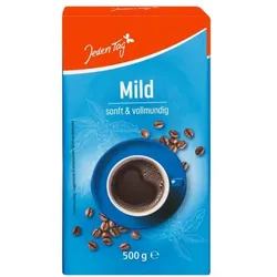 Jeden Tag Kaffee gemahlen »naturmild« 500g braun
