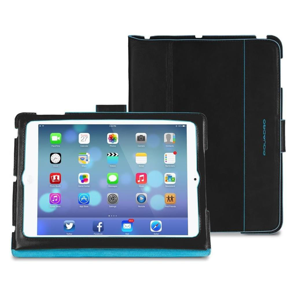 Piquadro AC3450B2/N Tablet-Tasche Buchtasche Schwarz (Apple iPad Air 2014) (AC3450B2/N)