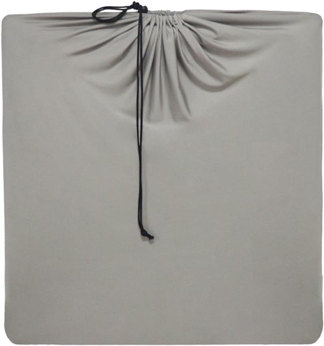 Zwarte opvouwbare bedhoes voor stofvrij en vochtbestendig opbergen, 85 x 95 cm