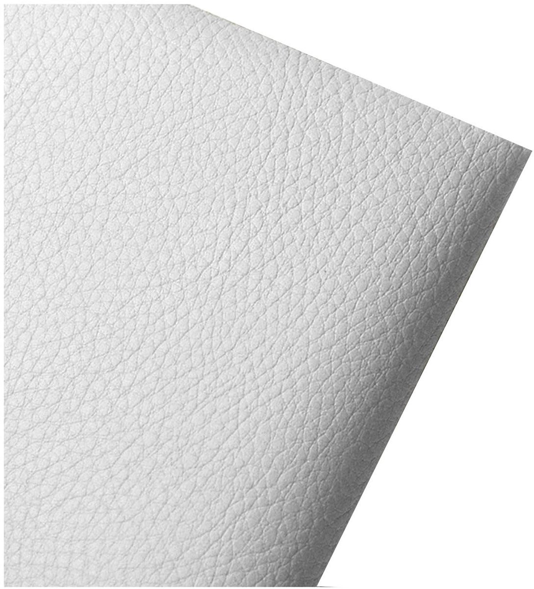 Merkloze witte kunstleer bekledingsstof voor meubels en creatieve projecten