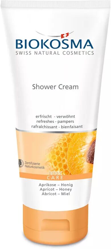 Biokosma - 200ml, Shower Cream Aprikose - Honig, 200 ml