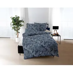 kaeppel Bettwäsche Jersey Glory saphir 155x220 cm + 80x80 cm