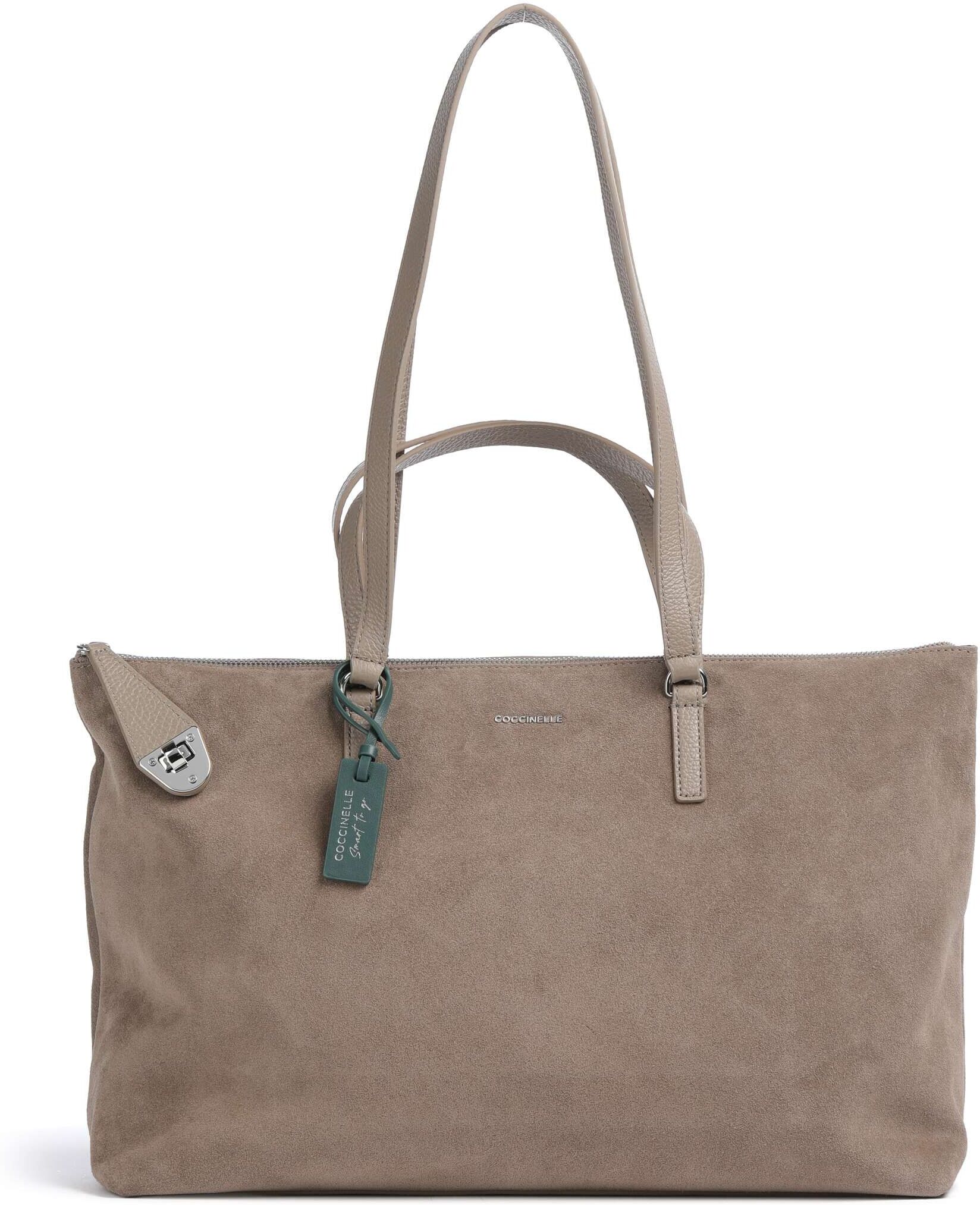 Coccinelle Beat Generation Suede Shopper, braun