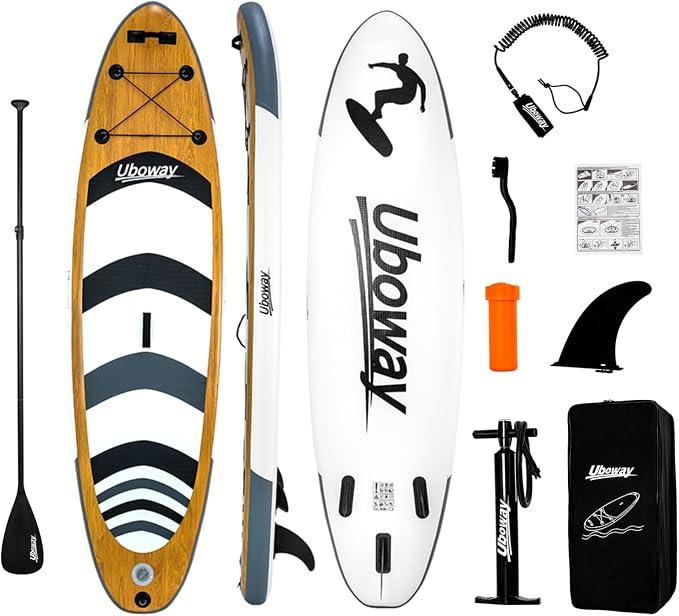 Stand Up Paddling Board Aufblasbares SUP Board Set Aufblasbar Paddle Surfboard Stabiles Leichtgewicht Komplettes Zubehör