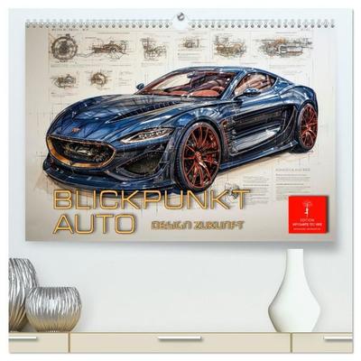 Blickpunkt Auto Design Zukunft (hochwertiger Premium Wandkalender 2027 DIN A2 quer), Kunstdruck in Hochglanz