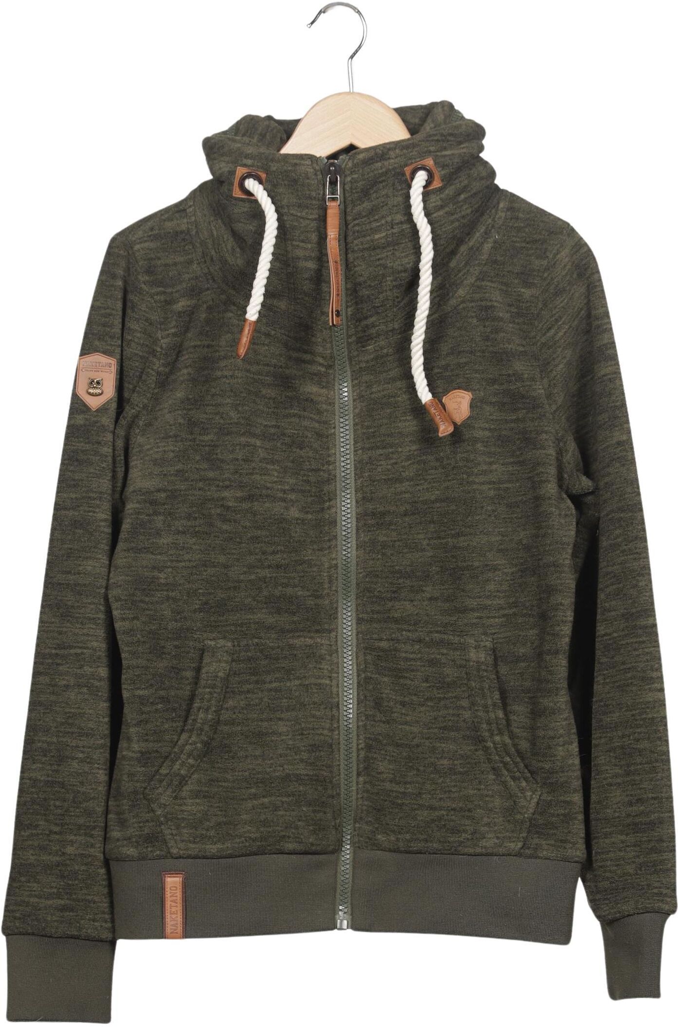 Naketano Damen Sweater, Grün, Gr. L, Synthetik - Second Hand