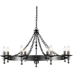 Elstead Elstead Lighting Kronleuchter Warwick 8xE14 H:54 Ø:95 WR8-GRAPHITE