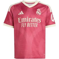 FC Real Madrid Kinderfußballshirt Ausweichtrikot 26/27 - rot / 140