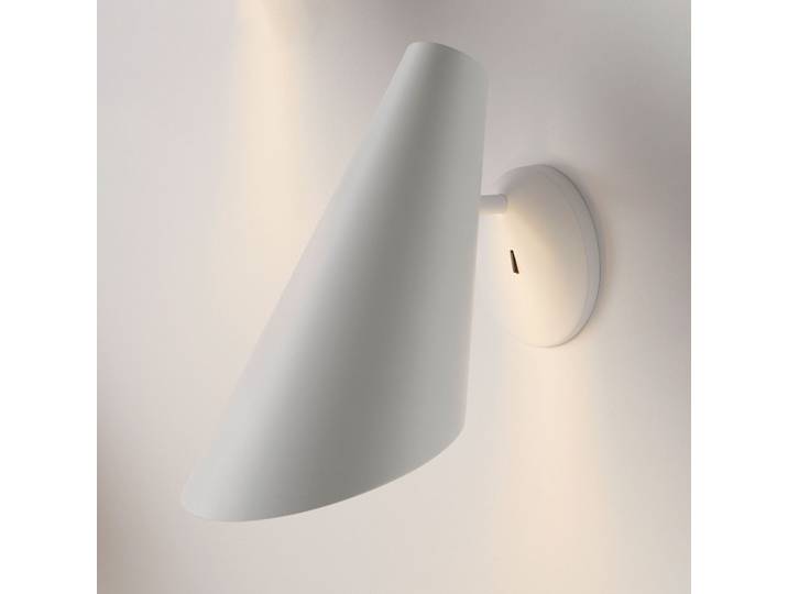 I.Cono 0720 Wandleuchte, weiß, Höhe 28 cm - Vibia - Schlafzimmer - Modern - Kunststoff - Einflammig