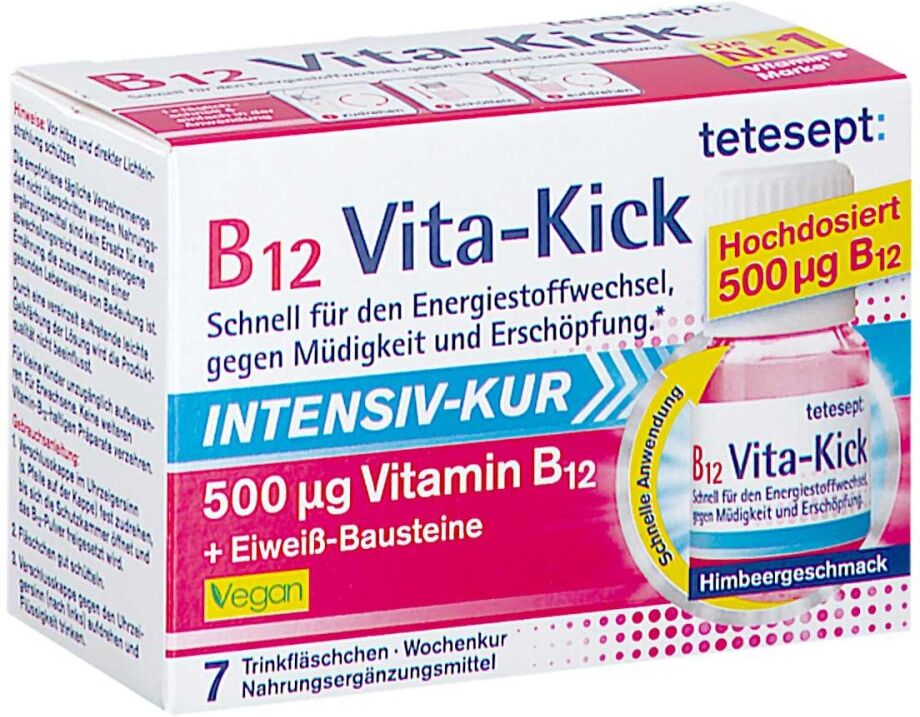 Tetesept B12 Vita-Kick Intensiv-Kur 500µg 7stk