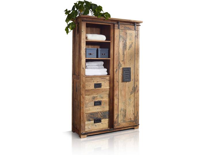 BRISTOL Highboard II, Material Massivholz, Mango rustikal