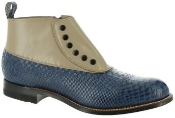 Stacy Adams Madison Spat Anaconda Boot - Mens 10.5 Blue Boot E2