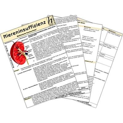 Niereninsuffizienz - Medizinische Taschen-Karte, Gebundene Ausgabe von Nadine K.N. Kneip, Hawelka, Uwe, 978-3-86957-248-2