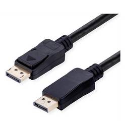 Value DisplayPort Anschlusskabel DisplayPort Stecker, DisplayPort Stecker 2 m Schwarz 11.99.6022 10K UHD DisplayPort-Kabel