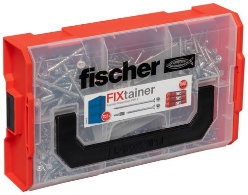 Fischer 562928 FixTainer PowerFast II TX Spanplattenschrauben-Sortiment Stahl galvanisch verzinkt 1 Set