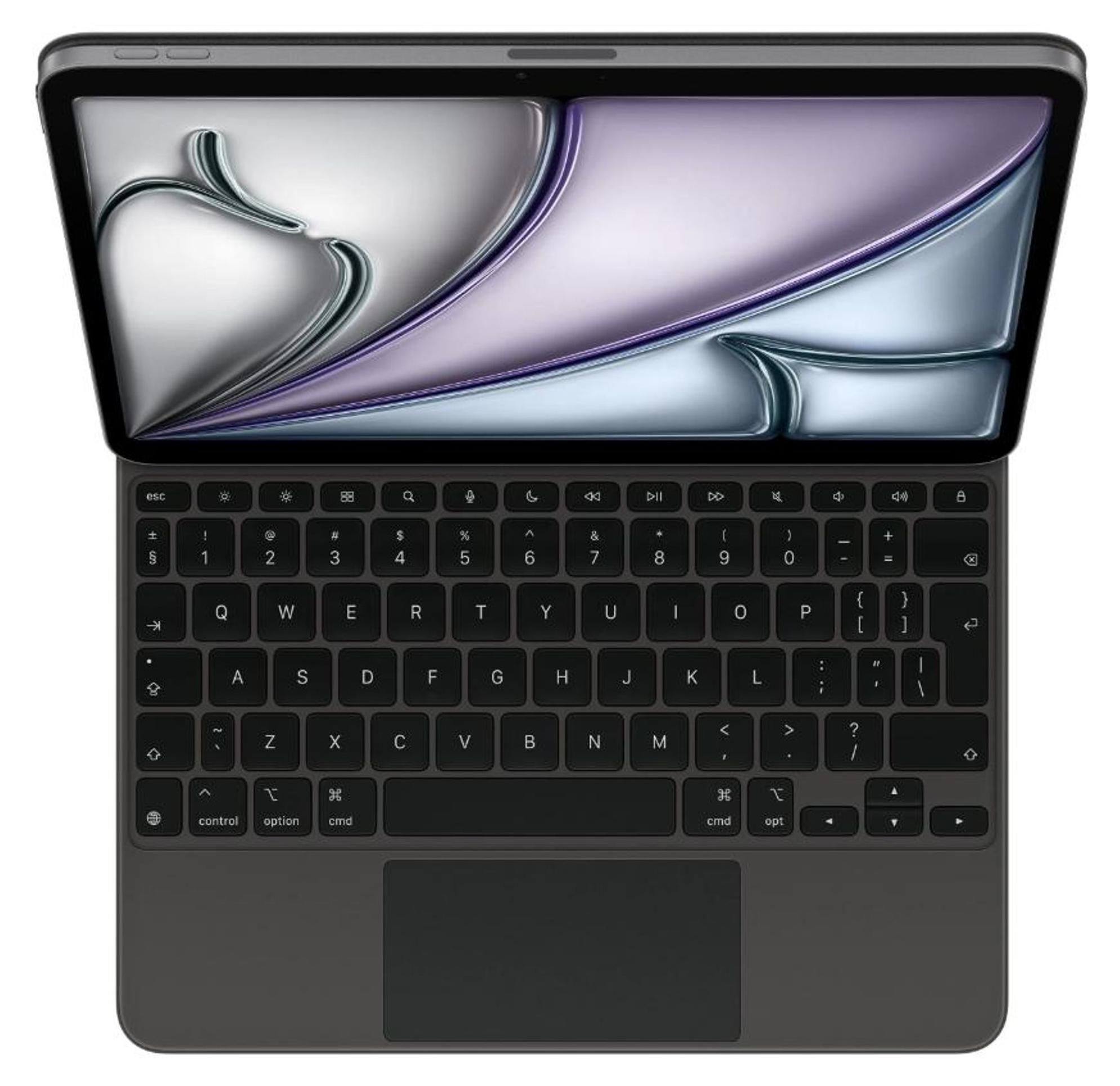 Tastaturhülle für Apple iPad Air 11" (M3, 2025) - Magic Keyboard, rumänisches Layout, Schwarz