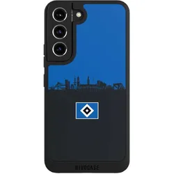 Nivocase Handyhülle für Samsung Galaxy S22 Hülle NIVOpure Case Schwarz HSV Hamburg Skyline (Samsung Galaxy S22), Smartphone Hülle, Schwarz