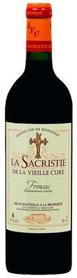 """Chateau La Vieille Cure""" """Chateau La Vieille Cure La Sacristie 2017 Red Wine - France"""