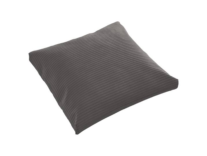 Spitzkissen Grau 50 x 50cm Cordstoff Catia