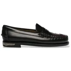 Sebago für Damen. 76114YW Schwarze Dan Scarabeo Mokassins (39), Leder, Wohnung, Keine, Klassisch