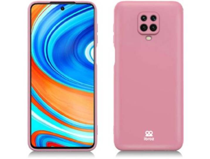 Ibroz - Coque Xiaomi Redmi Note 9s/Pro Silicone Rose