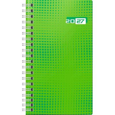 rido/idé 7016907017 Taschenkalender Mod. Taschenplaner int. 2027 A6, Papier, grün