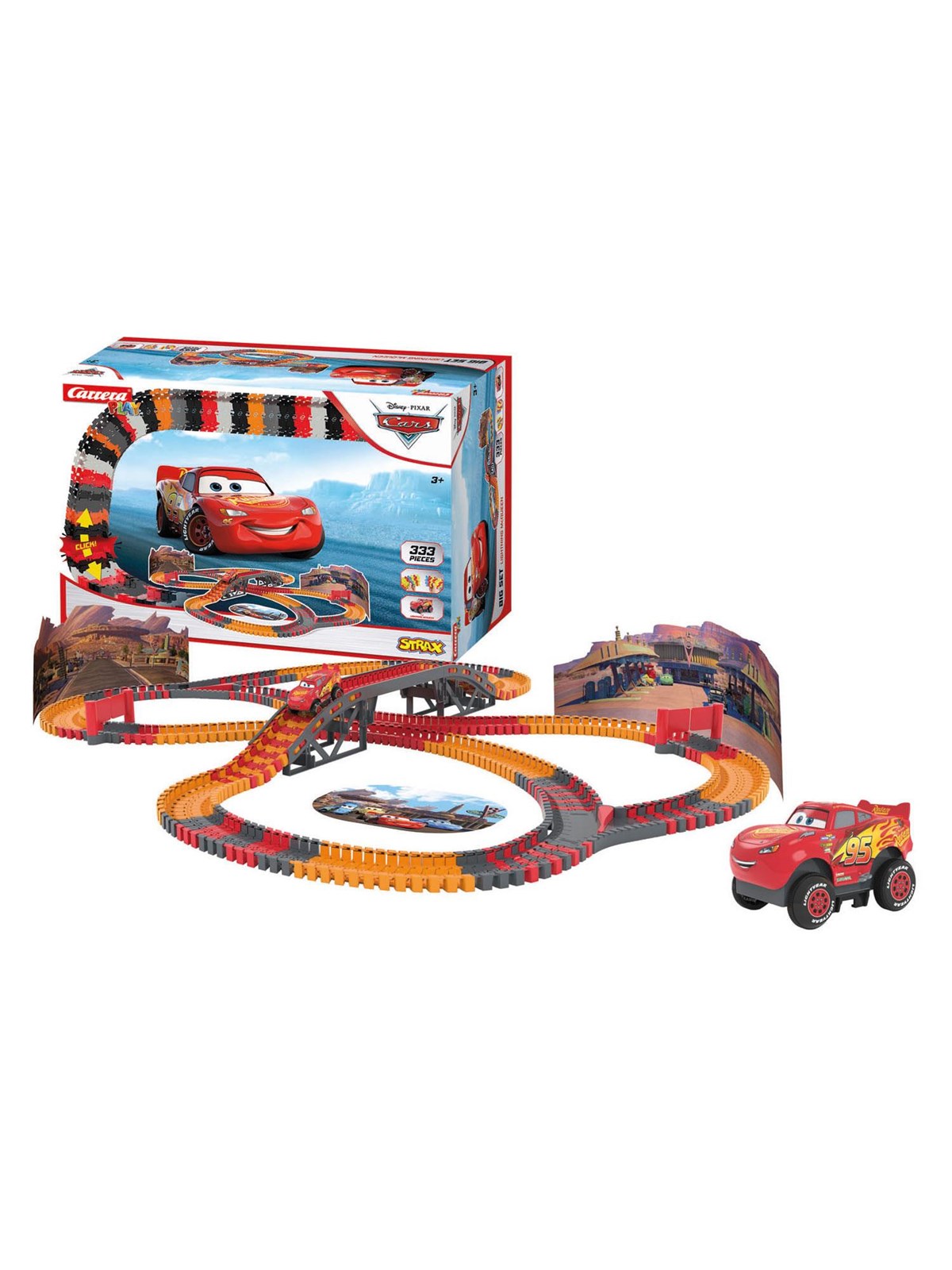 Carrera Race Track Disney Pixar Cars Big Set - 333 pcs.