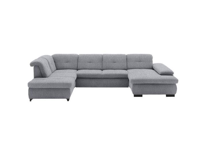 Beldomo Style Wohnlandschaft, Grau, Metall, 5-Sitzer, U-Form, 337x210 cm, Goldenes M, Typenauswahl, Bettkasten erhältlich, Fußauswahl, Stoffauswahl, Bettfunktion Hocker Rücken echt, Wohnzimmer, Sofas & Couches, Wohnlandschaften, Wohnlandschaft U-Form