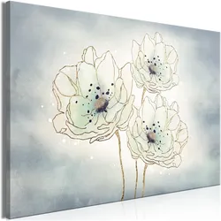 Artgeist, Bilder, Ocean Flowers (1 Part) Wide (120 x 80 cm)