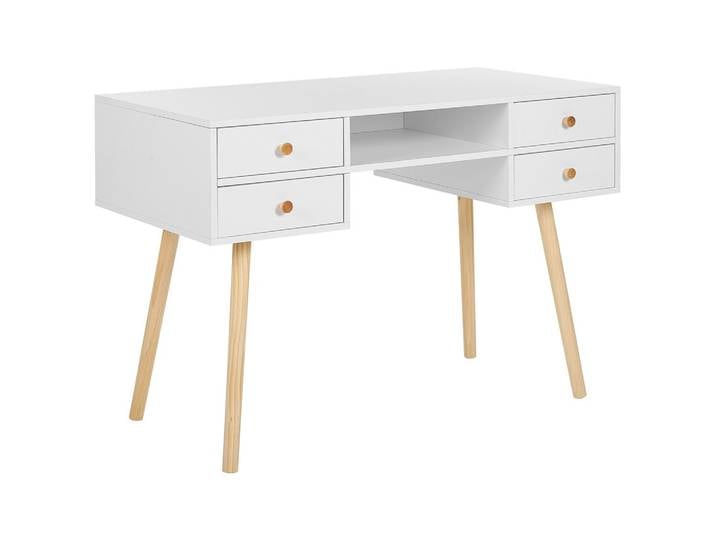 SCHREIBTISCH weiß 110/55/78 cm Levin