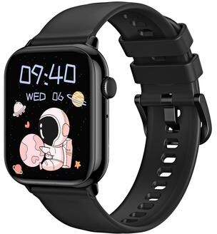 CaseAndConnect HD15 Smart Watch 1.75 Inch IP68 Waterproof Smart Watch With Bluetooth Calling & Health Tracking black
