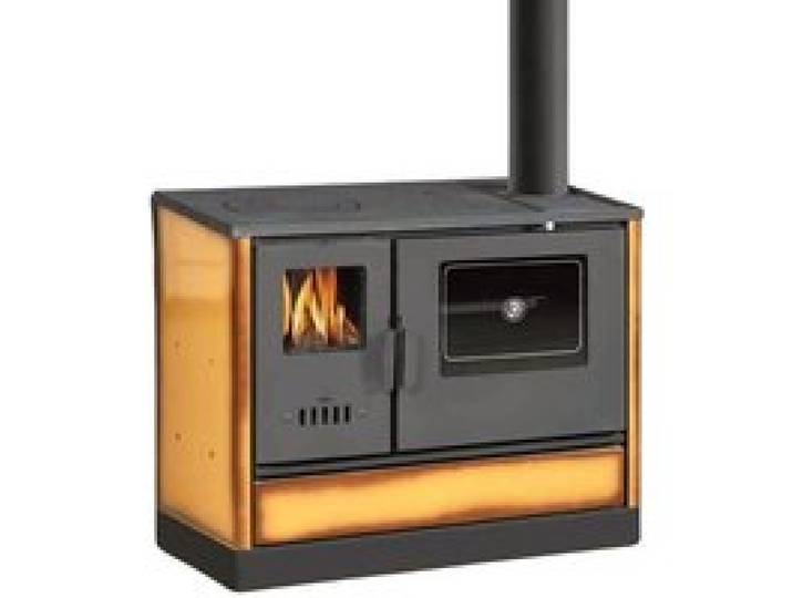 Cuisinière à bois - BALKAN ENERGY - Modèle 4020 - 7.9 kW - Four et plaque de cuisson - Efficacité A+