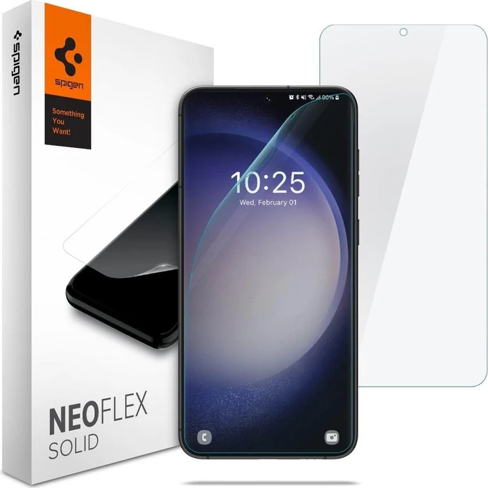 Spigen Film Neo Flex Solid 2 Pack Schutzfolie für Samsung Galaxy S23+, 2 Stk